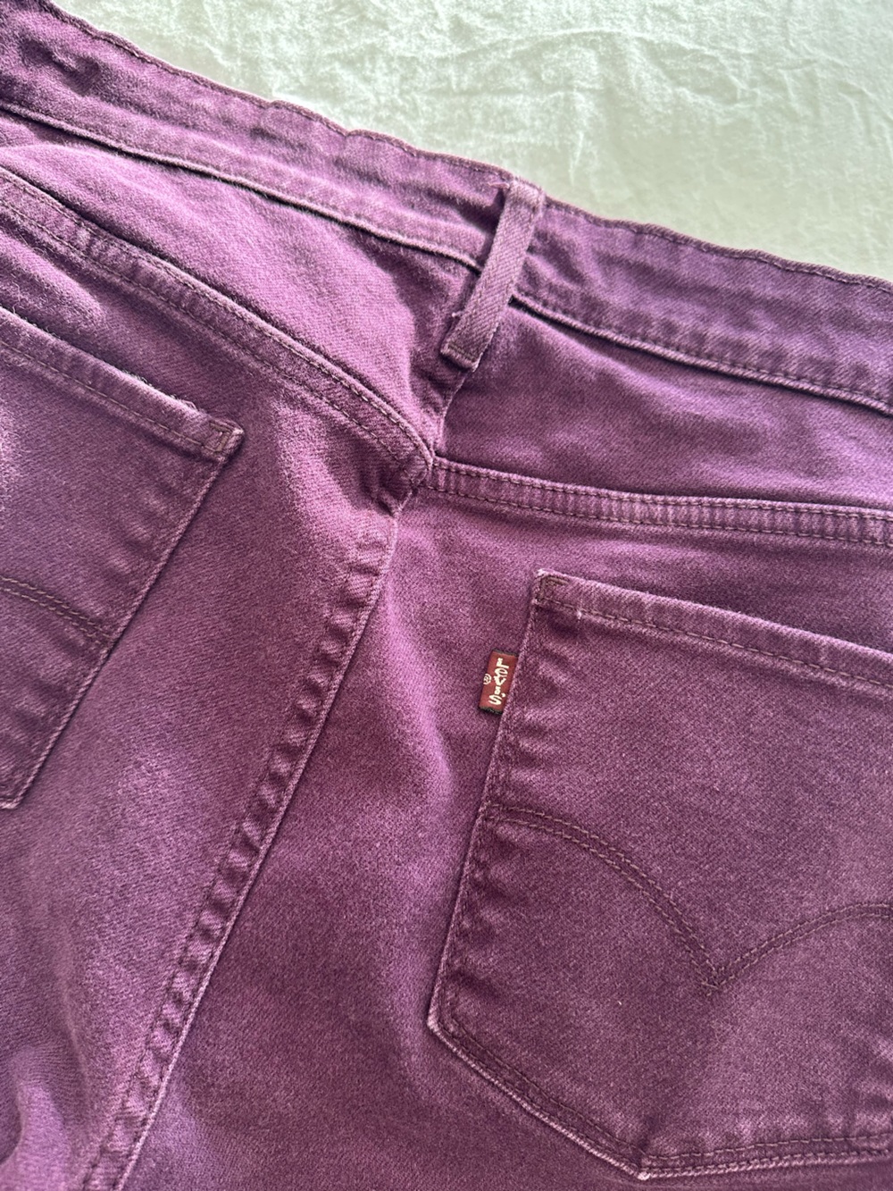 Levi's Women's Jeans/Leggings plum, size 14 - Picture 9 of 12